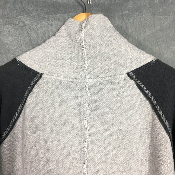 Free People Women's Grey Oversized Knit Cowl Neck Gorpcore Sweater Women's Sz XS - Picture 13 of 15